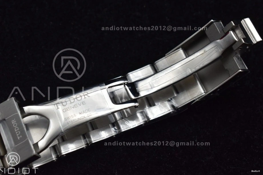 A2824 Best Bezel Red Edition 1:1 ZF SS Heritage Bay Bracelet Black on 0322